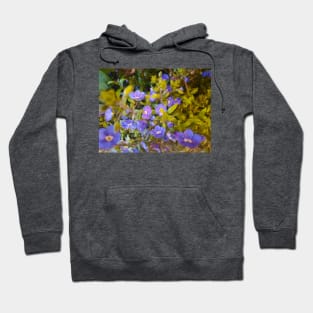 Spring Time, Purple Floral Photography Hoodie